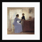 A Mother and Child in an Interior, 1898 by Peter Vilhelm Ilsted