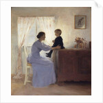 A Mother and Child in an Interior, 1898 by Peter Vilhelm Ilsted