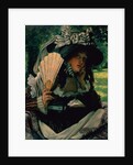 Girl with a Fan, 1870-1871 by James Jacques Joseph Tissot