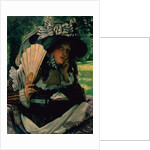 Girl with a Fan, 1870-1871 by James Jacques Joseph Tissot