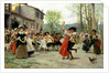 Silks and Satins at the Wedding Dance by Federigo Andreotti