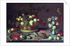 A Basket of Grapes and other Fruit by Balthasar van der Ast
