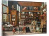A Spacious Entrance Hall with Pictures, Collectors' Items, an Artist and a Connoisseur, c.1635-1640 by Cornelis de I Baellieur