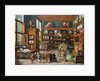 A Spacious Entrance Hall with Pictures, Collectors' Items, an Artist and a Connoisseur, c.1635-1640 by Cornelis de I Baellieur