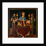 Saint Ferdinand Enthroned with Two Courtiers by Juan de Juanes