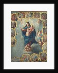 The Immaculate Conception with the Fifteen Mysteries of the Rosary by Miguel Cabrera