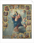 The Immaculate Conception with the Fifteen Mysteries of the Rosary by Miguel Cabrera