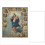 The Immaculate Conception with the Fifteen Mysteries of the Rosary by Miguel Cabrera