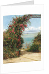 A Garden by the Sea by Frank William Warwick Topham