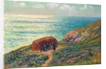 Seaweed Pickers at Moelan, Bretagne, 1900 by Henry Moret