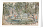Fountain, Central Park by Maurice Brazil Prendergast