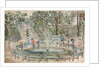 Fountain, Central Park by Maurice Brazil Prendergast