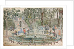 Fountain, Central Park by Maurice Brazil Prendergast