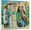 A Pueblo Well Scene by Walter Ufer