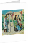 A Pueblo Well Scene by Walter Ufer
