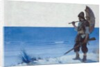 Robinson Crusoe: Endpaper, 1920 by Newell Convers Wyeth