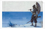 Robinson Crusoe: Endpaper, 1920 by Newell Convers Wyeth