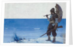 Robinson Crusoe: Endpaper, 1920 by Newell Convers Wyeth