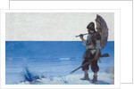 Robinson Crusoe: Endpaper, 1920 by Newell Convers Wyeth