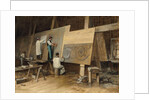 Artist Executing Designs for the Worlds Columbian Exposition, Chicago, 1893, 1894 by Charles Yardley Turner