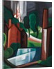 New Hampshire Town, 1931 by Oscar Florianus Bluemner