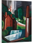 New Hampshire Town, 1931 by Oscar Florianus Bluemner