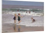 Children Playing in Surf by Edward Henry Potthast