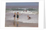 Children Playing in Surf by Edward Henry Potthast