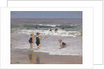Children Playing in Surf by Edward Henry Potthast