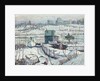 Boathouse, Winter, Harlem River, 1918 by Ernest Lawson