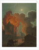 A Fire in Boston by Moonlight, c.1830-1835 by Robert Salmon