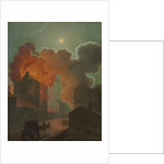 A Fire in Boston by Moonlight, c.1830-1835 by Robert Salmon
