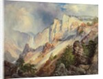 A Passing Shower in the Yellowstone Canyon, 1903 by Thomas Moran
