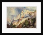 A Passing Shower in the Yellowstone Canyon, 1903 by Thomas Moran