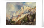 A Passing Shower in the Yellowstone Canyon, 1903 by Thomas Moran