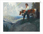 The Pioneer and the Vision, c.1918 by Newell Convers Wyeth