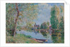 Spring in Moret-sur-Loing; Le printemps a Moret sur Loing, 1891 by Alfred Sisley