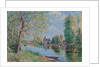 Spring in Moret-sur-Loing; Le printemps a Moret sur Loing, 1891 by Alfred Sisley