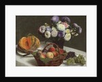 Flowers and Fruits, 1865 by Ignace Henri Jean Fantin-Latour