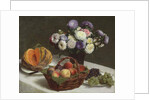 Flowers and Fruits, 1865 by Ignace Henri Jean Fantin-Latour