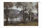Ville d'Avray: The Lake Seen Through Foliage, 1865-1870 by Jean Baptiste Camille Corot