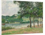 The Cours-la-Reine at Rouen, Overcast; Le Cours-la-Reine a Rouen, Temps Gris, 1898 by Camille Pissarro