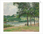 The Cours-la-Reine at Rouen, Overcast; Le Cours-la-Reine a Rouen, Temps Gris, 1898 by Camille Pissarro