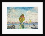 Sailboats on Giudecca or Venice, Marine; Barques a voiles sur la Giudecca or Venise, Marine, 1903-1905 by Henri-Edmond Cross