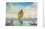 Sailboats on Giudecca or Venice, Marine; Barques a voiles sur la Giudecca or Venise, Marine, 1903-1905 by Henri-Edmond Cross