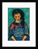 Girl with a Red Bow; Madchen mit roter Schleife, 1911 by Alexej von Jawlensky