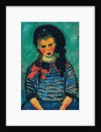 Girl with a Red Bow; Madchen mit roter Schleife, 1911 by Alexej von Jawlensky