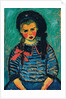 Girl with a Red Bow; Madchen mit roter Schleife, 1911 by Alexej von Jawlensky