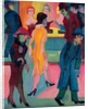 Street Scene by the Barber Shop, 1926 by Ernst Ludwig Kirchner