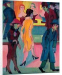 Street Scene by the Barber Shop, 1926 by Ernst Ludwig Kirchner